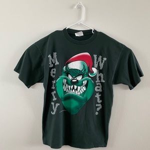 VINTAGE • 1996 Taz Loony Tunes Christmas Tee